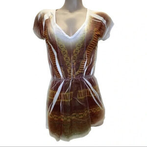 Sublimation Size Small Baby Doll Style Top. Neck Button Closure. Made in USA.New